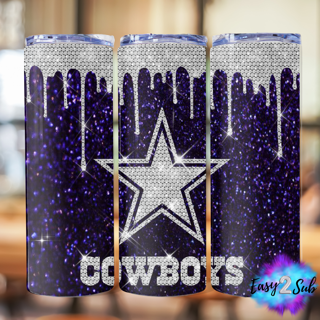 Cowboys Sublimation Tumbler Transfer Print, Ready To Press Sublimation Transfer, Image transfer, Tumbler Transfer Sheet