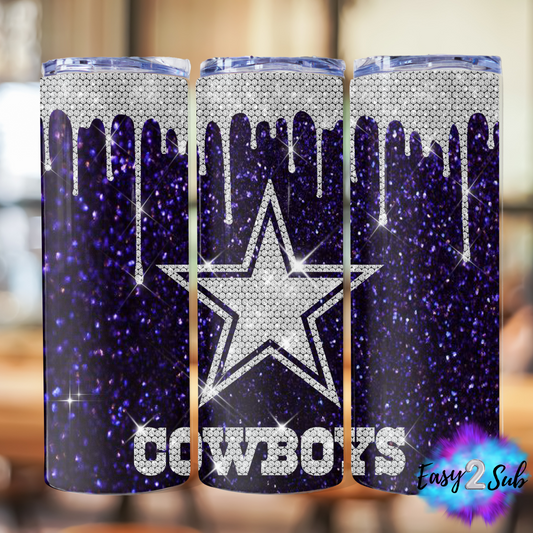 Cowboys Sublimation Tumbler Transfer Print, Ready To Press Sublimation Transfer, Image transfer, Tumbler Transfer Sheet