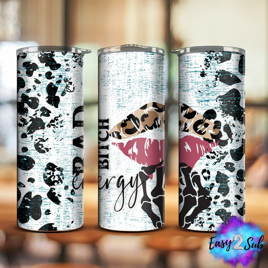 Bad Bitch Energy Sublimation Tumbler Transfer Print, Ready To Press Sublimation Transfer, Image transfer, Tumbler Transfer Sheet