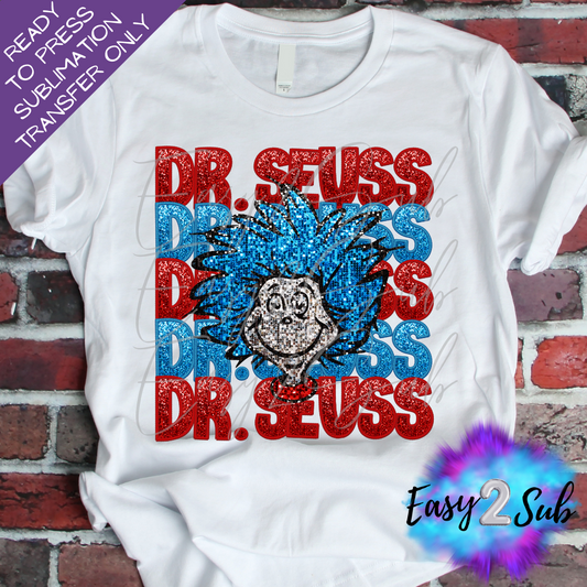 Dr. S Sublimation Transfer Print, Ready To Press Sublimation Transfer, Image transfer, T-Shirt Transfer Sheet