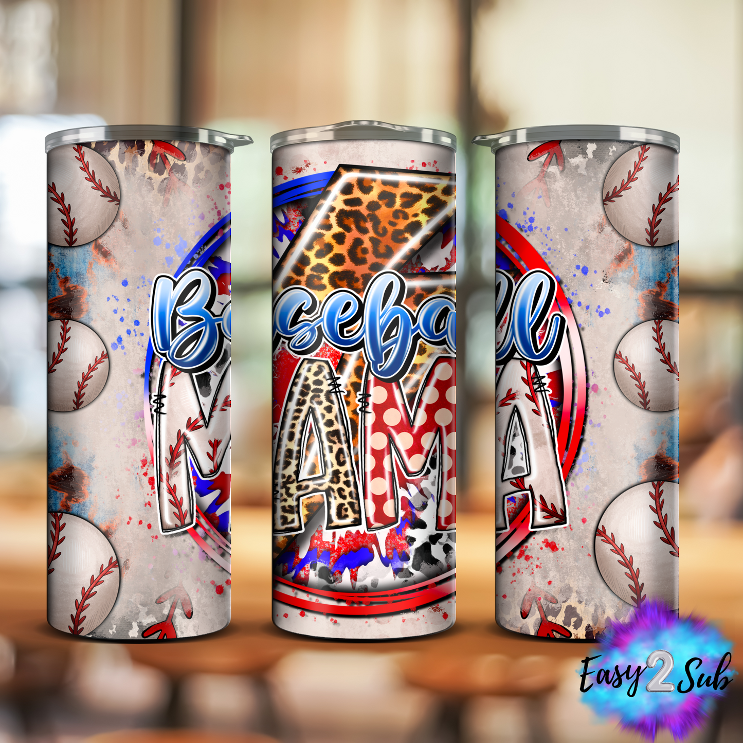 Baseball Mama Sublimation Tumbler Transfer Print, Ready To Press Sublimation Transfer, Image transfer, Tumbler Transfer Sheet