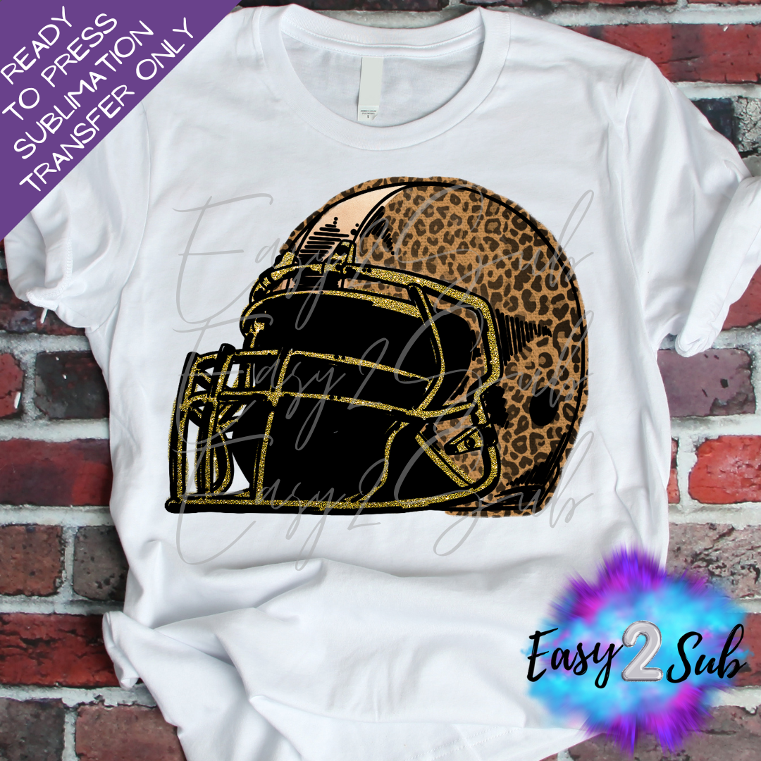 Football Helmet Sublimation Transfer Print, Ready To Press Sublimation Transfer, Image transfer, T-Shirt Transfer Sheet