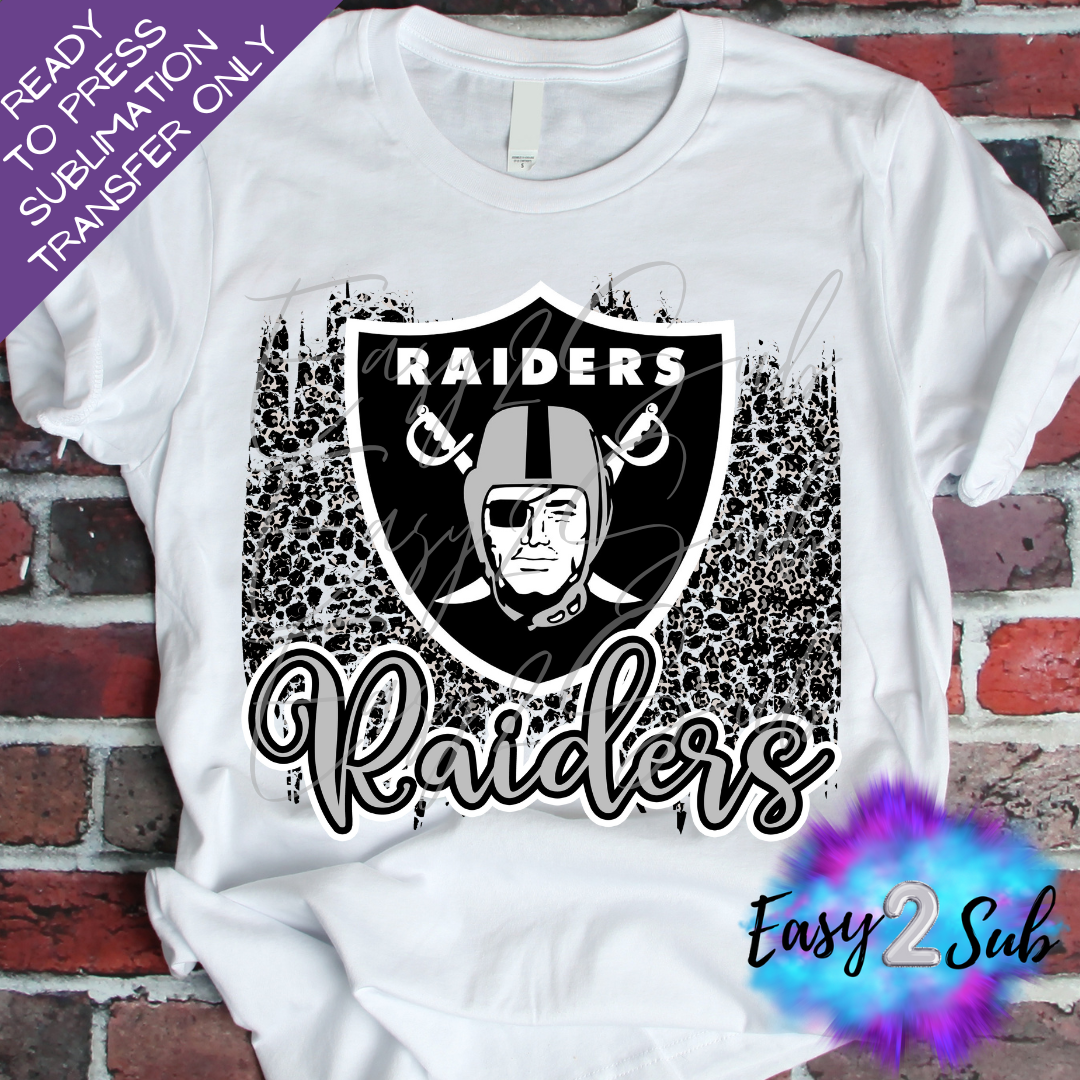 Raiders Sublimation Transfer Print, Ready To Press Sublimation Transfer, Image transfer, T-Shirt Transfer Sheet