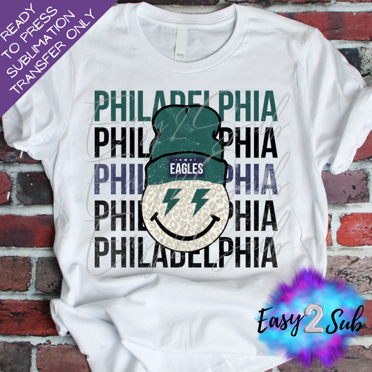 Philadelphia Eagles Sublimation Transfer Print, Ready To Press Sublimation Transfer, Image transfer, T-Shirt Transfer Sheet