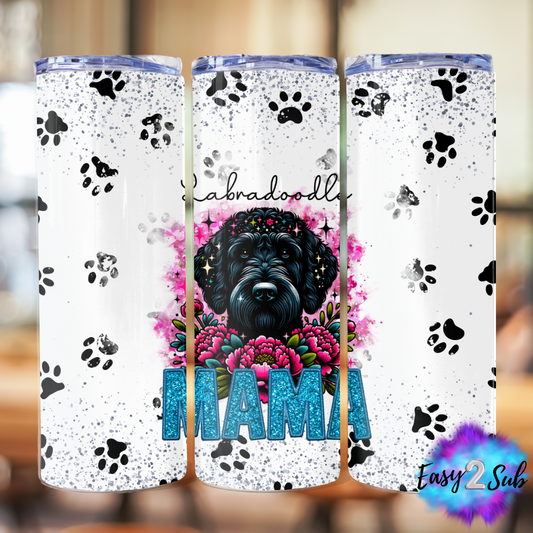 Labradoodle Mama Sublimation Tumbler Transfer Print, Ready To Press Sublimation Transfer, Image transfer, Tumbler Transfer Sheet