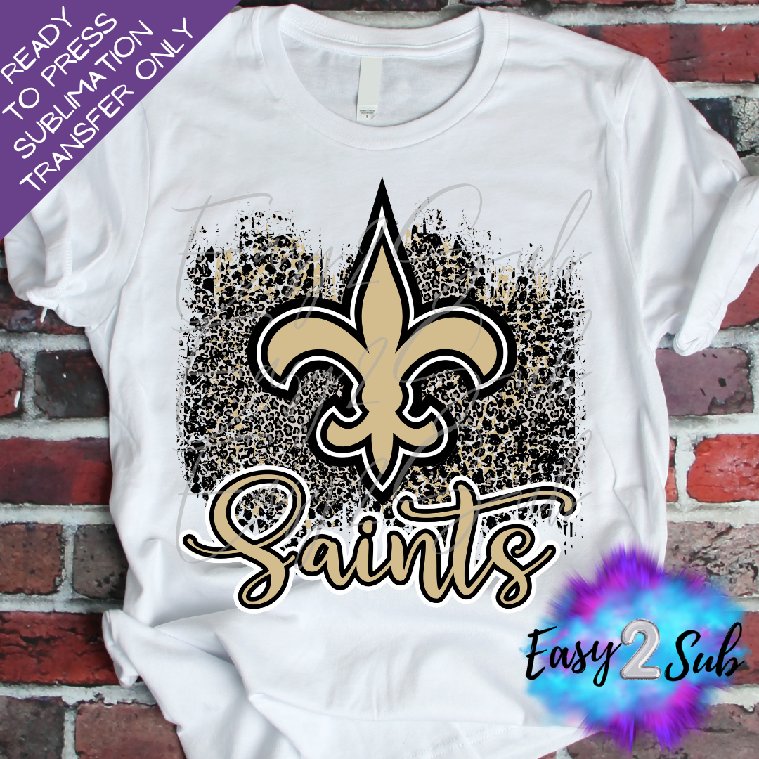 Saints Sublimation Transfer Print, Ready To Press Sublimation Transfer, Image transfer, T-Shirt Transfer Sheet