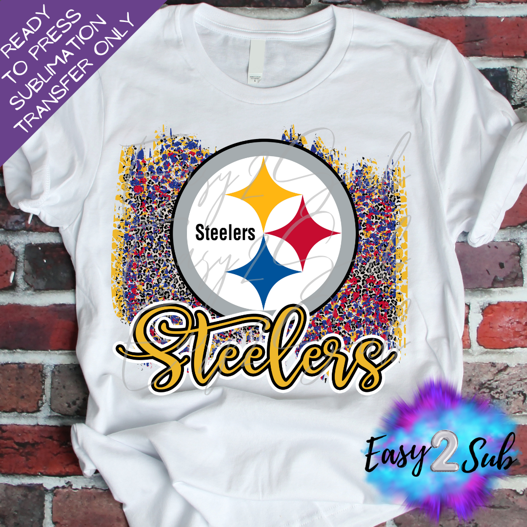 Steelers Sublimation Transfer Print, Ready To Press Sublimation Transfer, Image transfer, T-Shirt Transfer Sheet