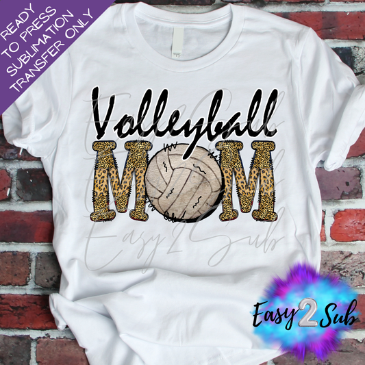 Volleyball Mom Sublimation Transfer Print, Ready To Press Sublimation Transfer, Image transfer, T-Shirt Transfer Sheet