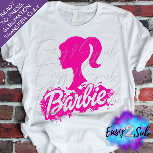 Barbie Sublimation Transfer Print, Ready To Press Sublimation Transfer, Image transfer, T-Shirt Transfer Sheet