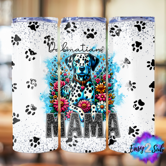 Dalmation Mama Sublimation Tumbler Transfer Print, Ready To Press Sublimation Transfer, Image transfer, Tumbler Transfer Sheet