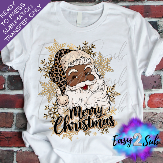 Merry Christmas Sublimation Transfer Print, Ready To Press Sublimation Transfer, Image transfer, T-Shirt Transfer Sheet