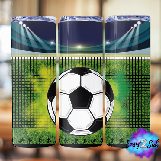 Soccer Sublimation Tumbler Transfer Print, Ready To Press Sublimation Transfer, Image transfer, Tumbler Transfer Sheet