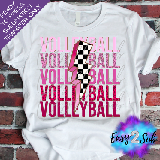 Volleyball Sublimation Transfer Print, Ready To Press Sublimation Transfer, Image transfer, T-Shirt Transfer Sheet