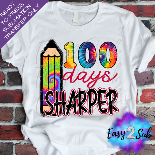 100 Days Sharper Sublimation Transfer Print, Ready To Press Sublimation Transfer, Image transfer, T-Shirt Transfer Sheet