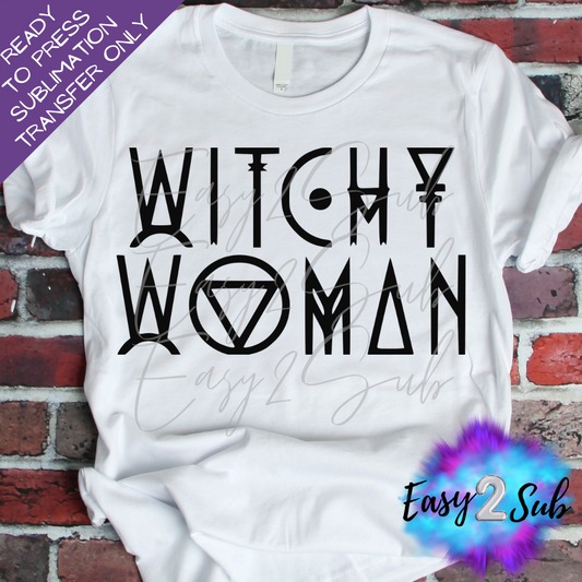 Witchy Woman Sublimation Transfer Print, Ready To Press Sublimation Transfer, Image transfer, T-Shirt Transfer Sheet