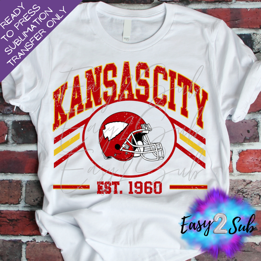 Kansas City Sublimation Transfer Print, Ready To Press Sublimation Transfer, Image transfer, T-Shirt Transfer Sheet