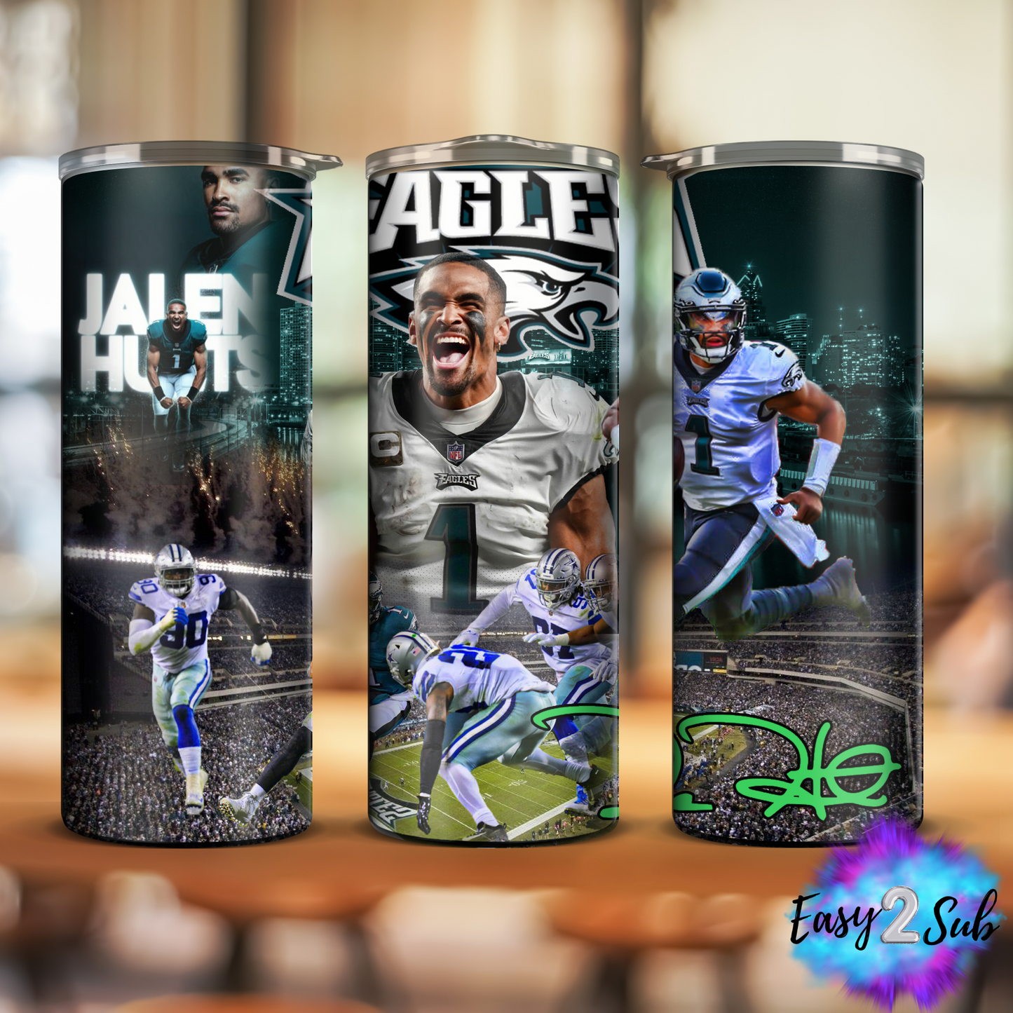 Eagles Sublimation Tumbler Transfer Print, Ready To Press Sublimation Transfer, Image transfer, Tumbler Transfer Sheet