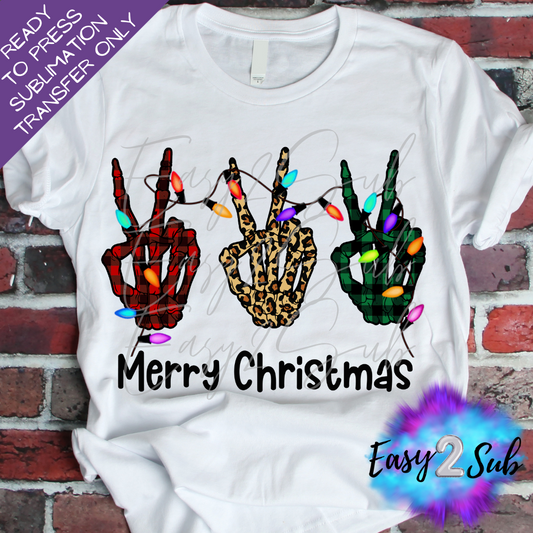 Merry Christmas Sublimation Transfer Print, Ready To Press Sublimation Transfer, Image transfer, T-Shirt Transfer Sheet