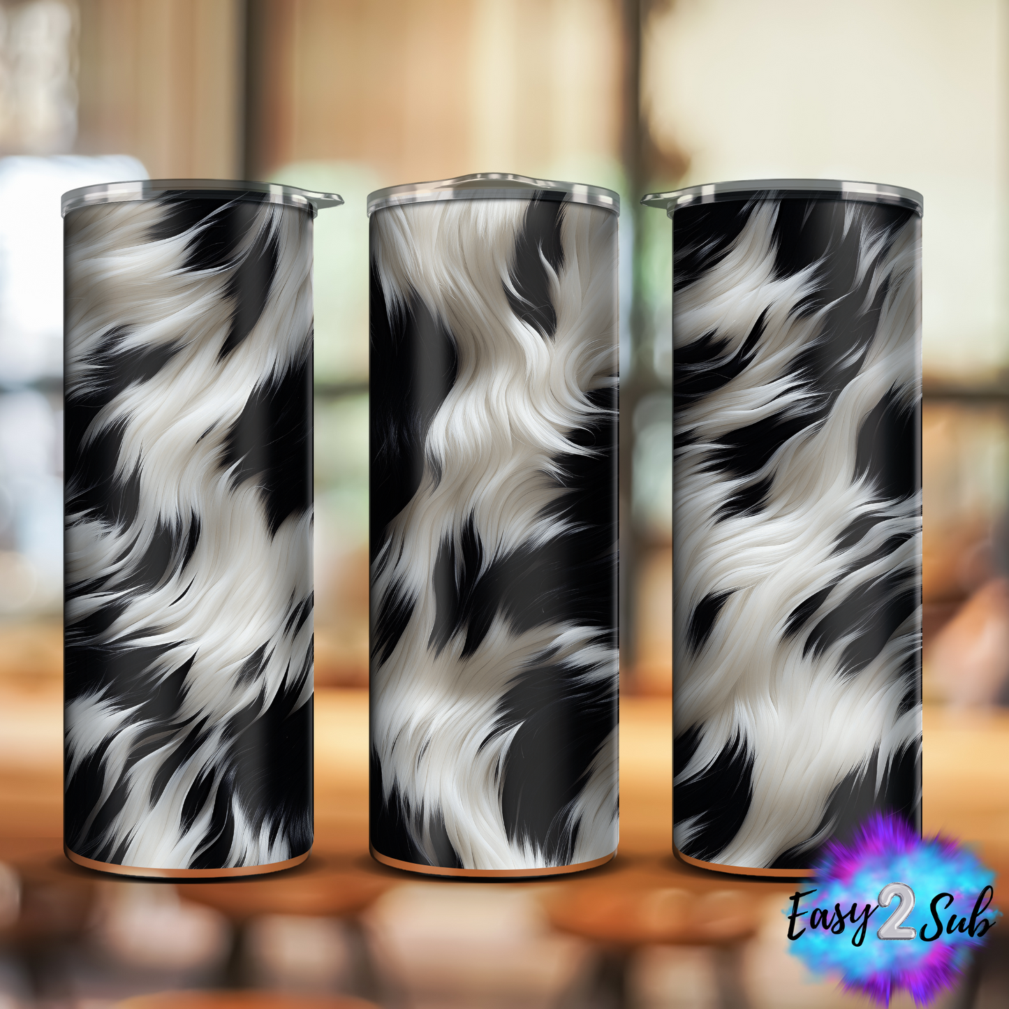 Cow Fur Sublimation Tumbler Transfer Print, Ready To Press Sublimation Transfer, Image transfer, Tumbler Transfer Sheet