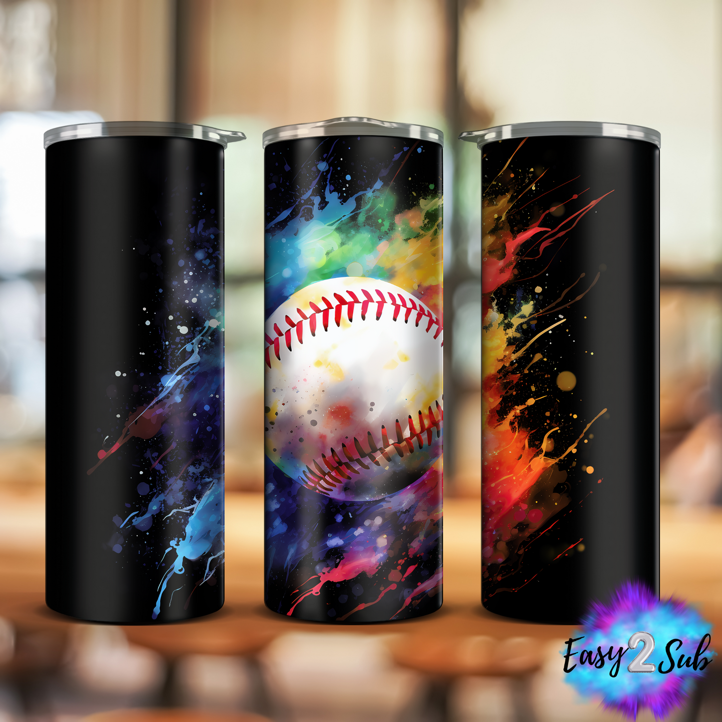 Baseball Sublimation Tumbler Transfer Print, Ready To Press Sublimation Transfer, Image transfer, Tumbler Transfer Sheet