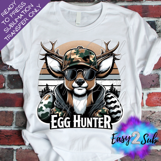 Egg Hunter Easter Sublimation Transfer Print, Ready To Press Sublimation Transfer, Image transfer, T-Shirt Transfer Sheet