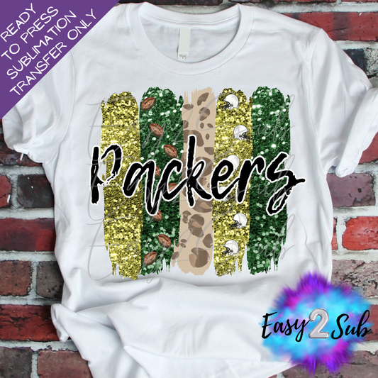 Packers Sublimation Transfer Print, Ready To Press Sublimation Transfer, Image transfer, T-Shirt Transfer Sheet