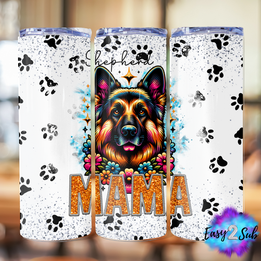 Sheperd Mama Sublimation Tumbler Transfer Print, Ready To Press Sublimation Transfer, Image transfer, Tumbler Transfer Sheet