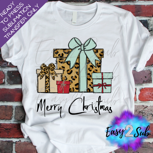 Merry Christmas Sublimation Transfer Print, Ready To Press Sublimation Transfer, Image transfer, T-Shirt Transfer Sheet