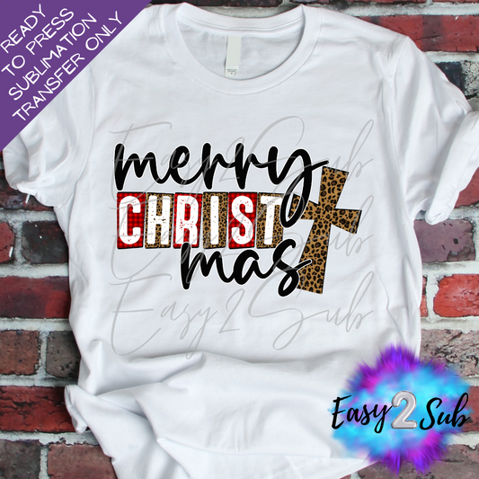 Merry Christmas Sublimation Transfer Print, Ready To Press Sublimation Transfer, Image transfer, T-Shirt Transfer Sheet