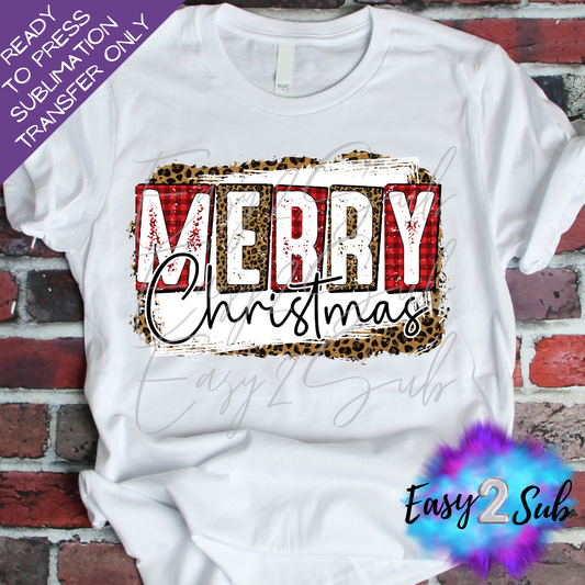 Merry Christmas Sublimation Transfer Print, Ready To Press Sublimation Transfer, Image transfer, T-Shirt Transfer Sheet