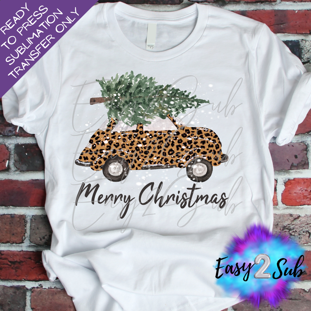 Merry Christmas Sublimation Transfer Print, Ready To Press Sublimation Transfer, Image transfer, T-Shirt Transfer Sheet