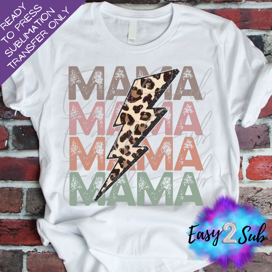 Retro Mama Sublimation Transfer Print, Ready To Press Sublimation Transfer, Image transfer, T-Shirt Transfer Sheet