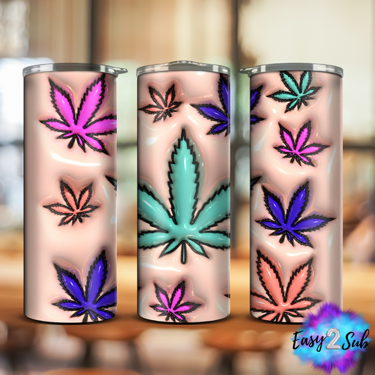 420 Weed Leaf Sublimation Tumbler Transfer Print, Ready To Press Sublimation Transfer, Image transfer, Tumbler Transfer Sheet