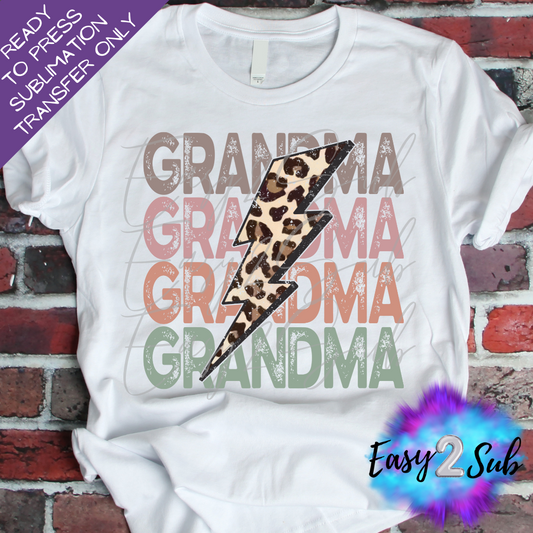 Retro Grandma Sublimation Transfer Print, Ready To Press Sublimation Transfer, Image transfer, T-Shirt Transfer Sheet