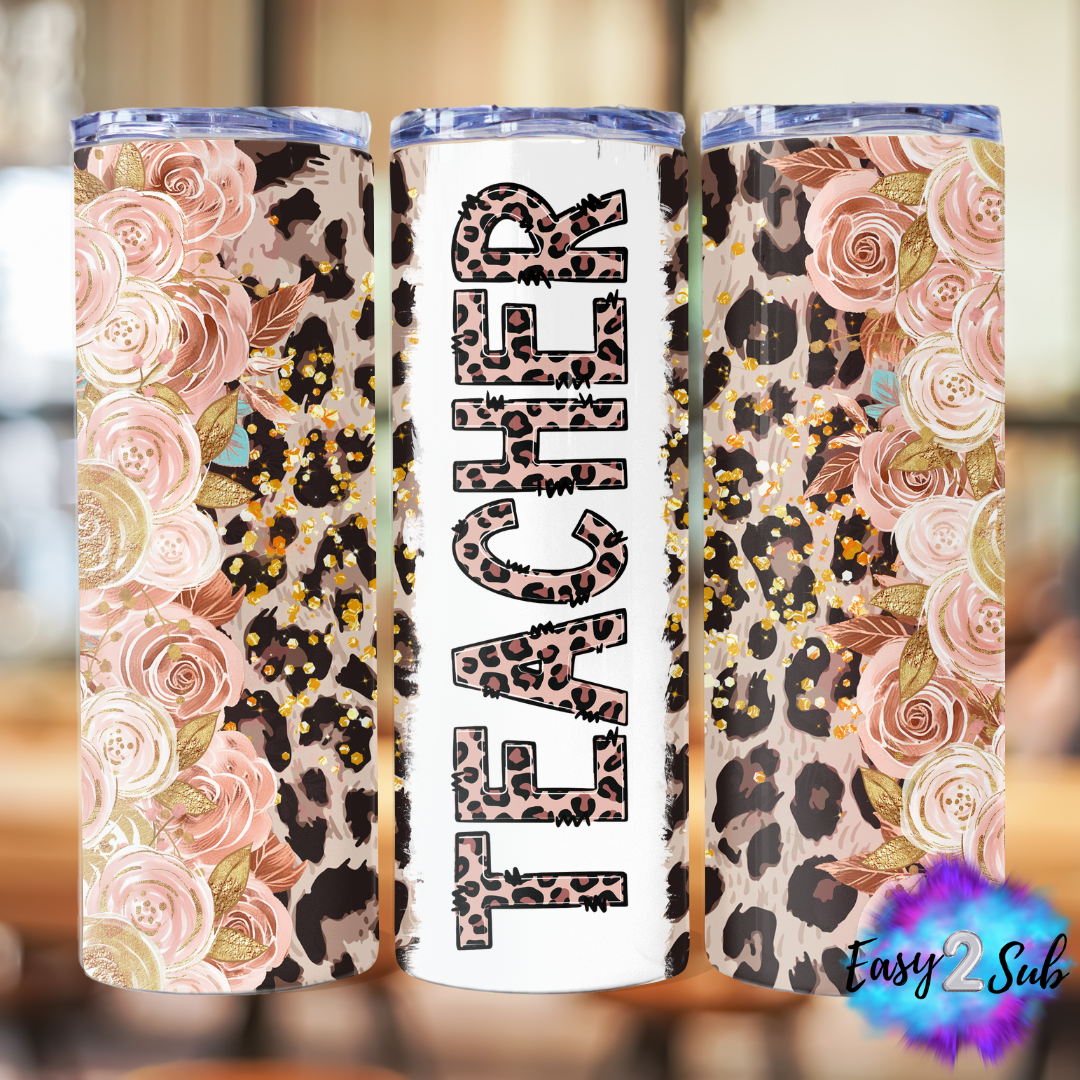 Teacher Sublimation Tumbler Transfer Print, Ready To Press Sublimation Transfer, Image transfer, Tumbler Transfer Sheet