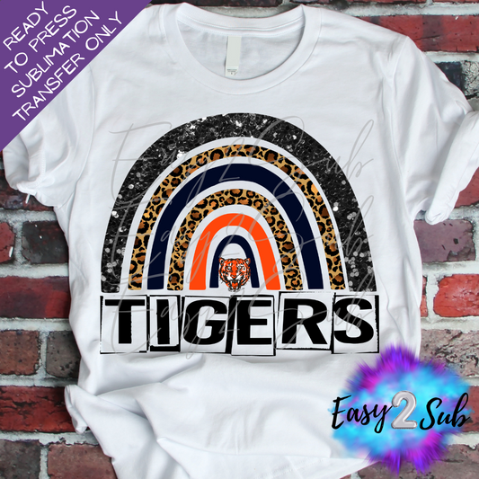 Tigers Rainbow Sublimation Transfer Print, Ready To Press Sublimation Transfer, Image transfer, T-Shirt Transfer Sheet