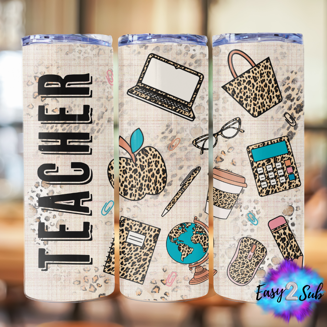 Teacher Sublimation Tumbler Transfer Print, Ready To Press Sublimation Transfer, Image transfer, Tumbler Transfer Sheet