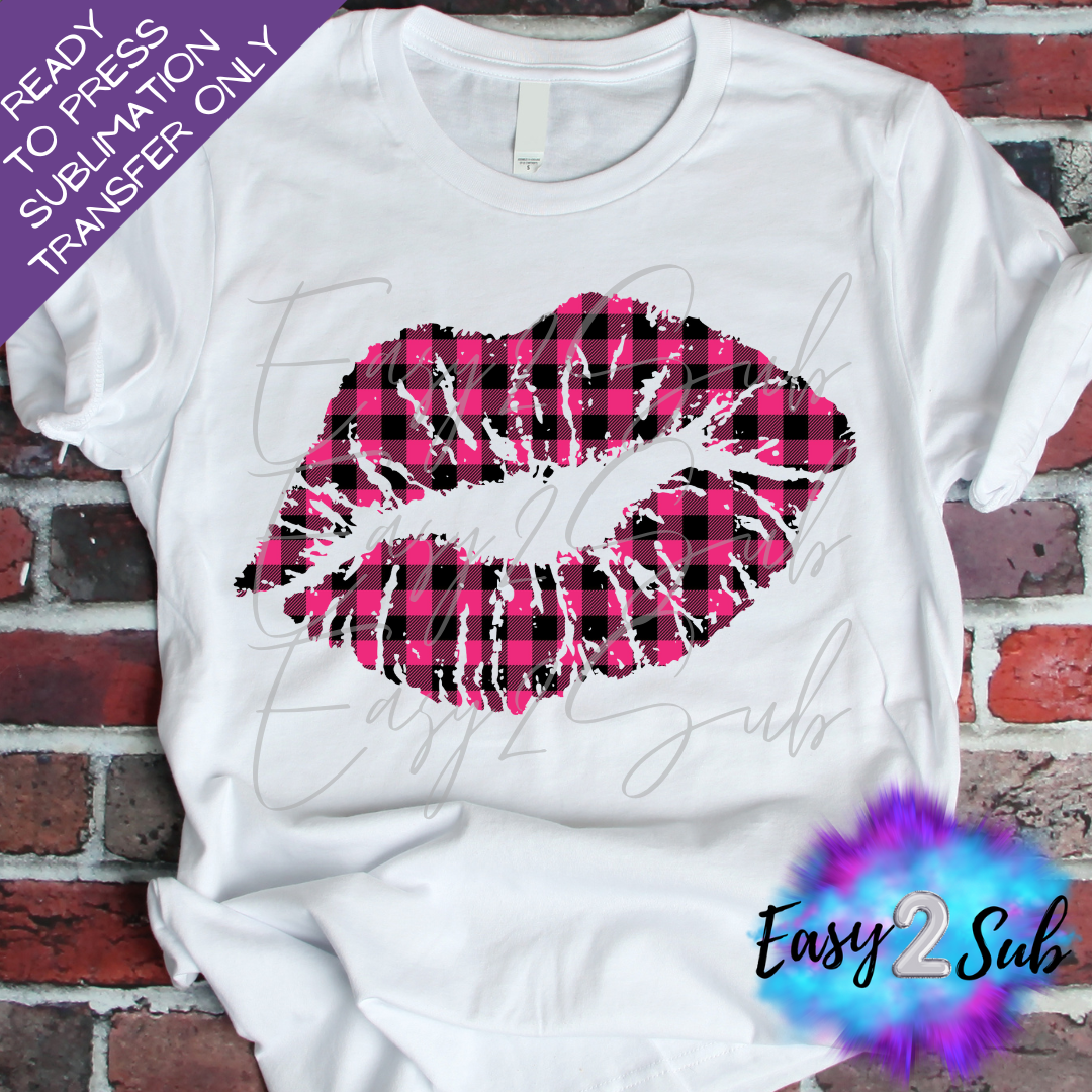 Valentines Lips Sublimation Transfer Print, Ready To Press Sublimation Transfer, Image transfer, T-Shirt Transfer Sheet