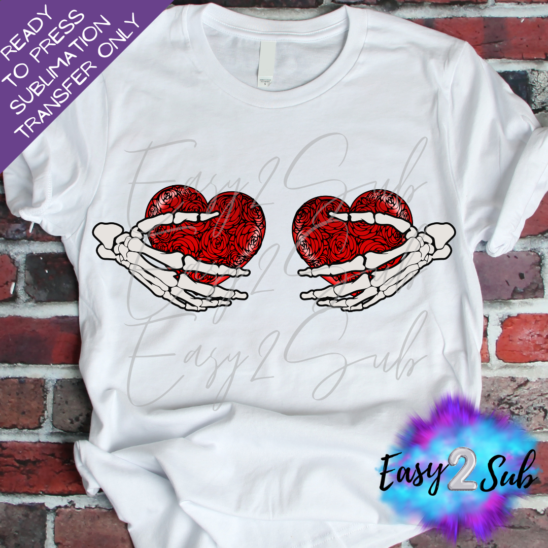 Valentine Boobies Sublimation Transfer Print, Ready To Press Sublimation Transfer, Image transfer, T-Shirt Transfer Sheet