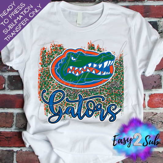 Gators Sublimation Transfer Print, Ready To Press Sublimation Transfer, Image transfer, T-Shirt Transfer Sheet