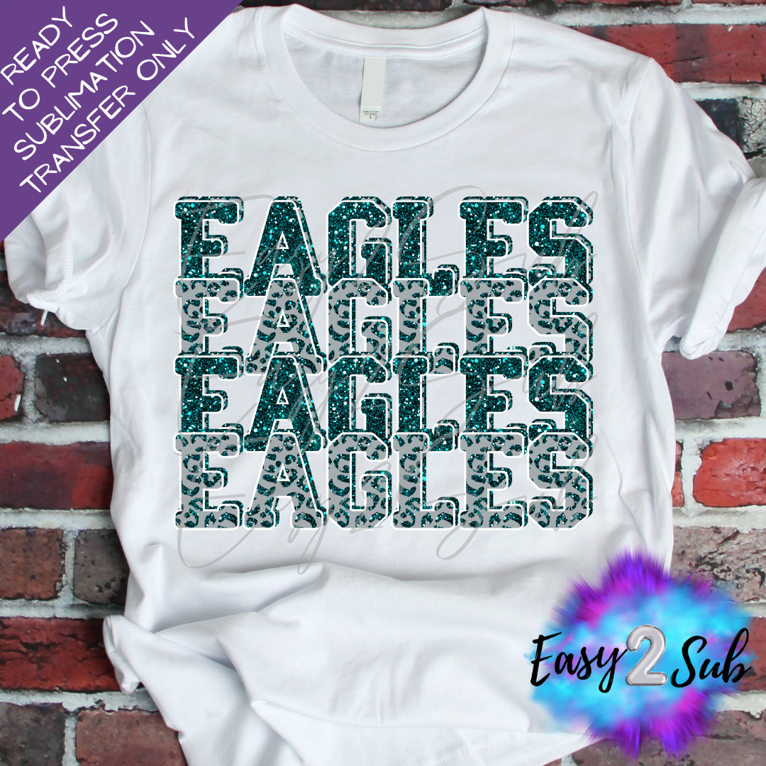 Eagles Sublimation Transfer Print, Ready To Press Sublimation Transfer, Image transfer, T-Shirt Transfer Sheet