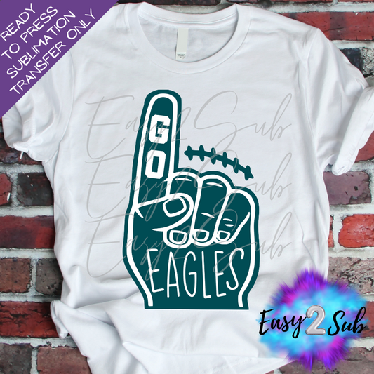 Go Eagles Sublimation Transfer Print, Ready To Press Sublimation Transfer, Image transfer, T-Shirt Transfer Sheet