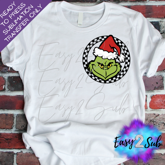 In My Grinch Era Pocket #1 Sublimation Transfer Print, Ready To Press Sublimation Transfer, Image transfer, T-Shirt Transfer Sheet