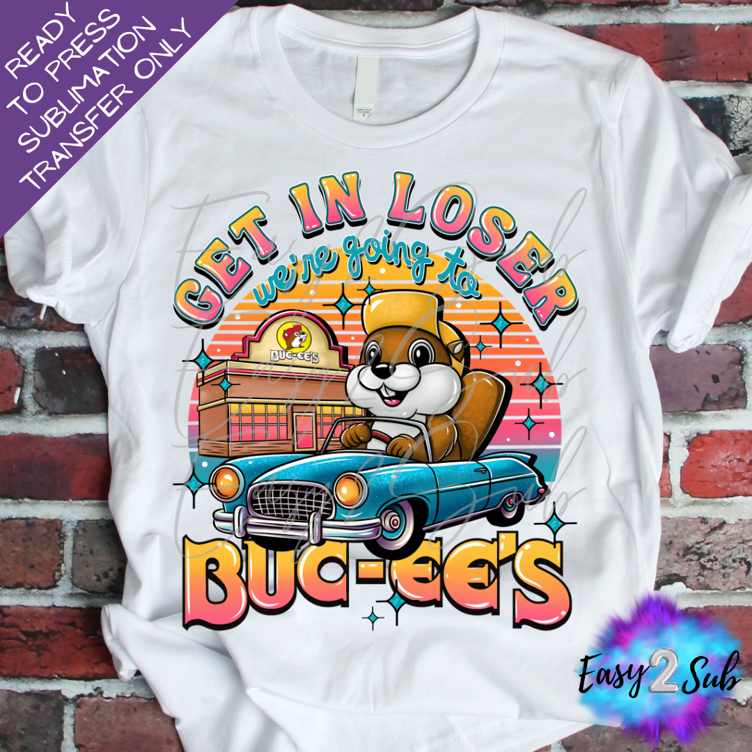 Bucee's Sublimation Transfer Print, Ready To Press Sublimation Transfer, Image transfer, T-Shirt Transfer Sheet