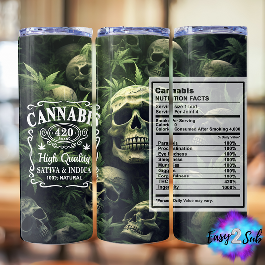 420 Cannabis Weed Sublimation Tumbler Transfer Print, Ready To Press Sublimation Transfer, Image transfer, Tumbler Transfer Sheet