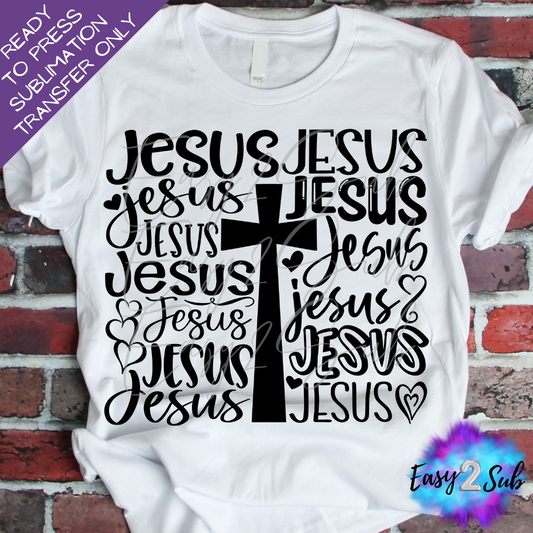 Jesus Sublimation Transfer Print, Ready To Press Sublimation Transfer, Image transfer, T-Shirt Transfer Sheet