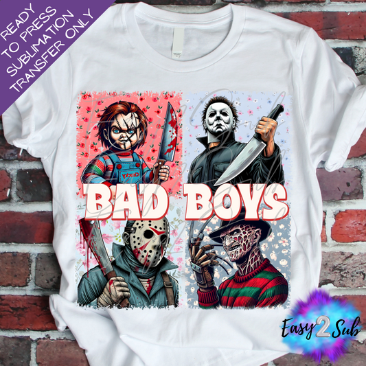 Bad Boys Sublimation Transfer Print, Ready To Press Sublimation Transfer, Image transfer, T-Shirt Transfer Sheet