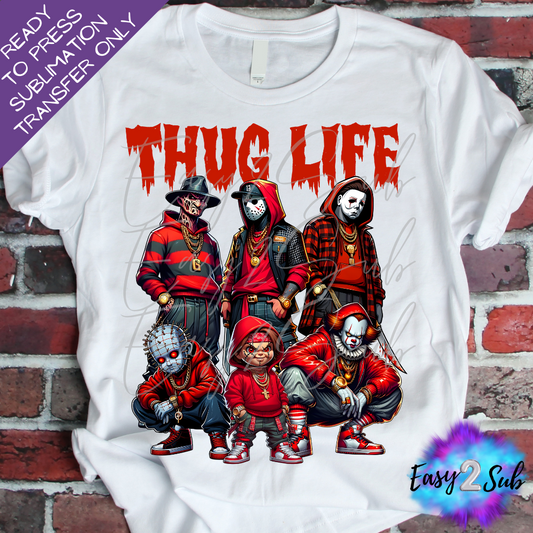 Thug Life Sublimation Transfer Print, Ready To Press Sublimation Transfer, Image transfer, T-Shirt Transfer Sheet