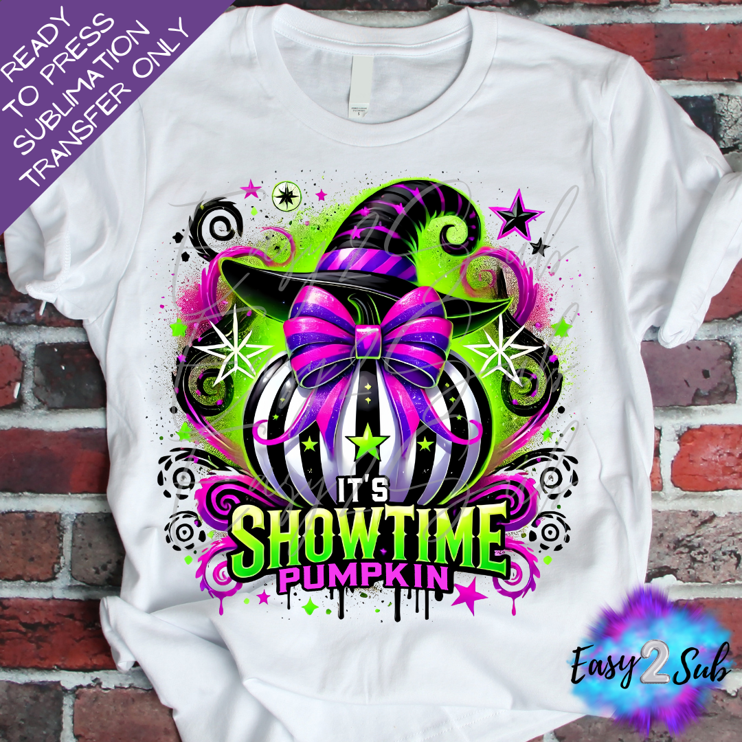 BeetleJuice, It's Showtime Sublimation Transfer Print, Ready To Press Sublimation Transfer, Image transfer, T-Shirt Transfer Sheet