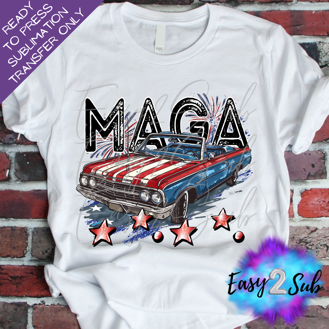 Maga Sublimation Transfer Print, Ready To Press Sublimation Transfer, Image transfer, T-Shirt Transfer Sheet